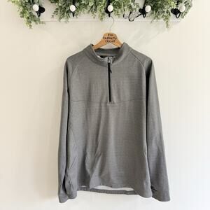 Tesla Men’s 1/4 Zip Long Sleeve Pullover Gray Size XL E4888